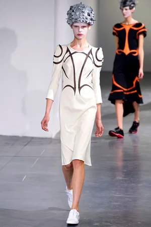 Junya Watanabe S/S 2013 mesh panel dress — JAMES VELORIA